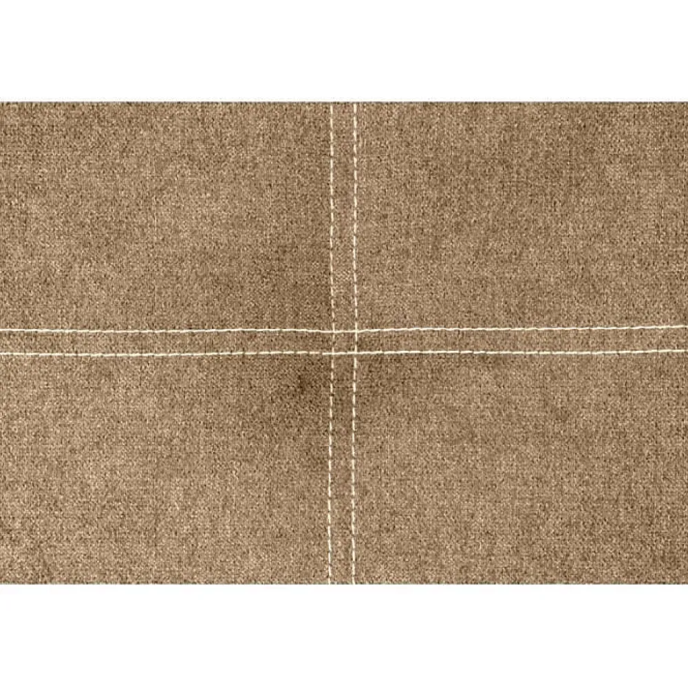 Eccox Tête de lit - - Dalia - Tissu anti-taches Aqualine - 100 cm - Marron* Tête De Lit