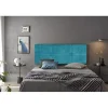 Tête de lit - - Dalia - Tissu Aqualine - Turquoise - 145 cm - Rembourrée>Eccox Sale