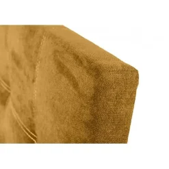 Eccox Tête de lit - - Iris 100 - Tissu antitache - Jaune - Design contemporain* Tête De Lit