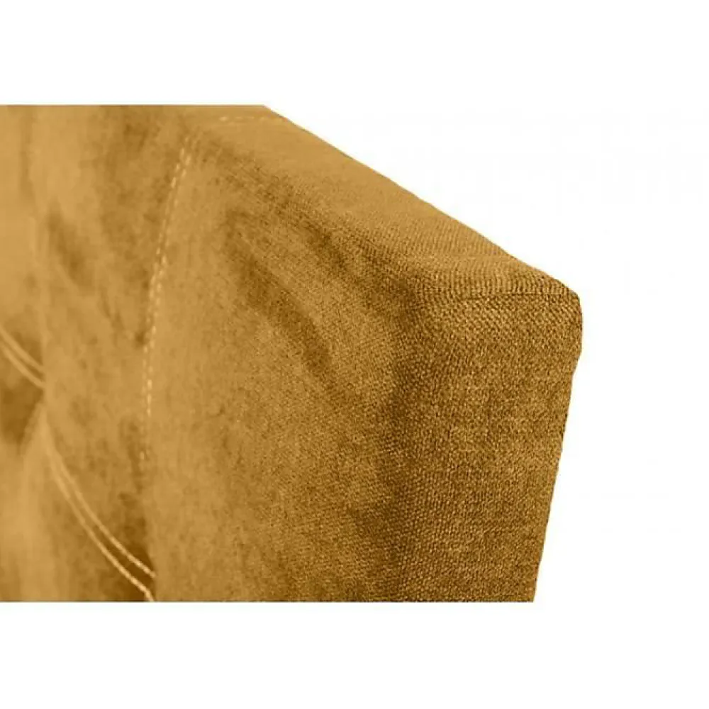 Eccox Tête de lit - - Iris 100 - Tissu antitache - Jaune - Design contemporain* Tête De Lit