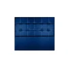 Eccox Tête de lit - - Iris - Similicuir bleu - 115 cm - Design contemporain* Tête De Lit