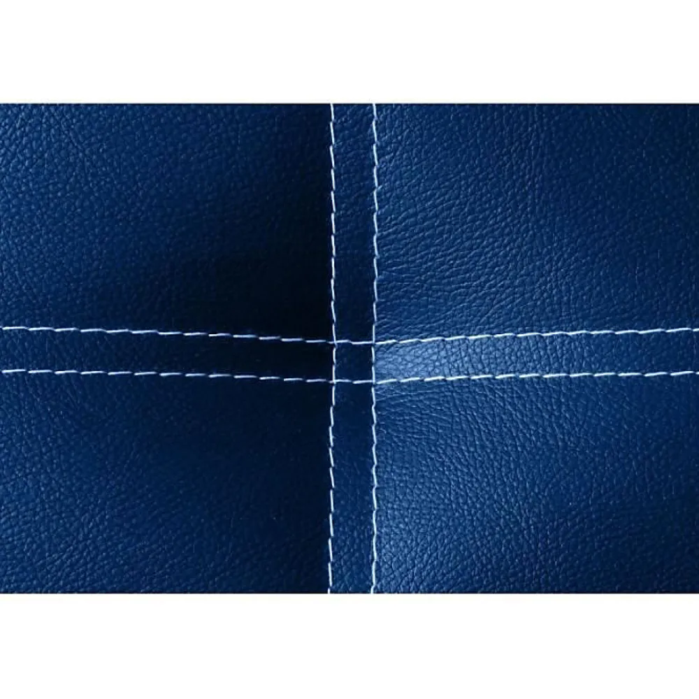 Eccox Tête de lit - - Iris - Similicuir bleu - 115 cm - Design contemporain* Tête De Lit