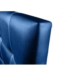 Eccox Tête de lit - - Iris - Similicuir bleu - 115 cm - Design contemporain* Tête De Lit