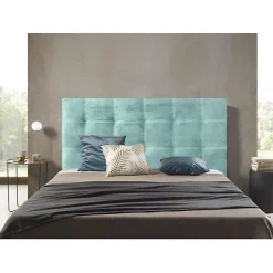 Tête de lit - - Iris - Tissu antitache - Vert - 160 cm - Design contemporain>Eccox Online