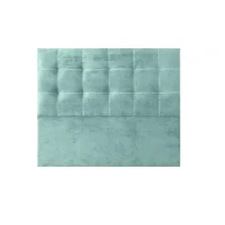 Tête de lit - - Iris - Tissu antitache - Vert - 120 cm de hauteur><noscript><img width=