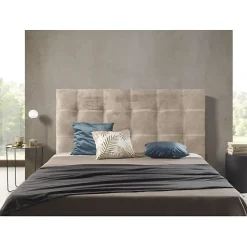Tête de lit - - Iris - Tissu antitache - Beige - 160 cm - Design contemporain>Eccox