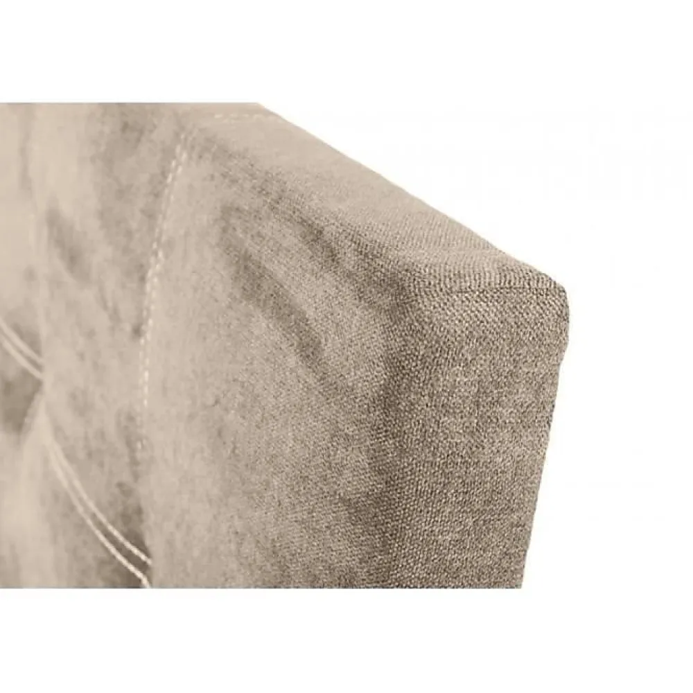 Tête de lit - - Iris - Tissu antitache - Beige - 160 cm - Design contemporain>Eccox