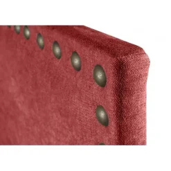 Eccox Tête de lit - - Lily - Tissu rouge - Antitache - 115 cm de largeur* Tête De Lit