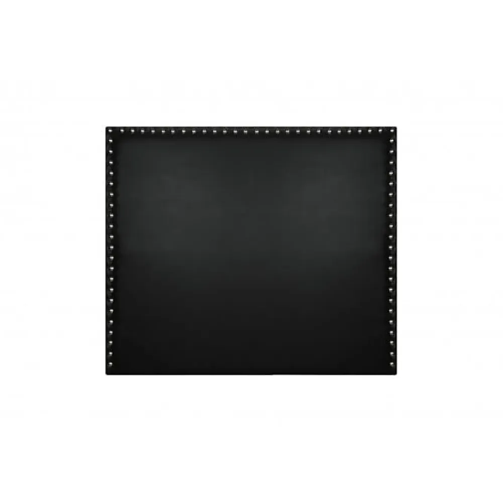 Tête de lit - - Lily - Similicuir noir - 130 cm - Design classique et élégant>Eccox Best