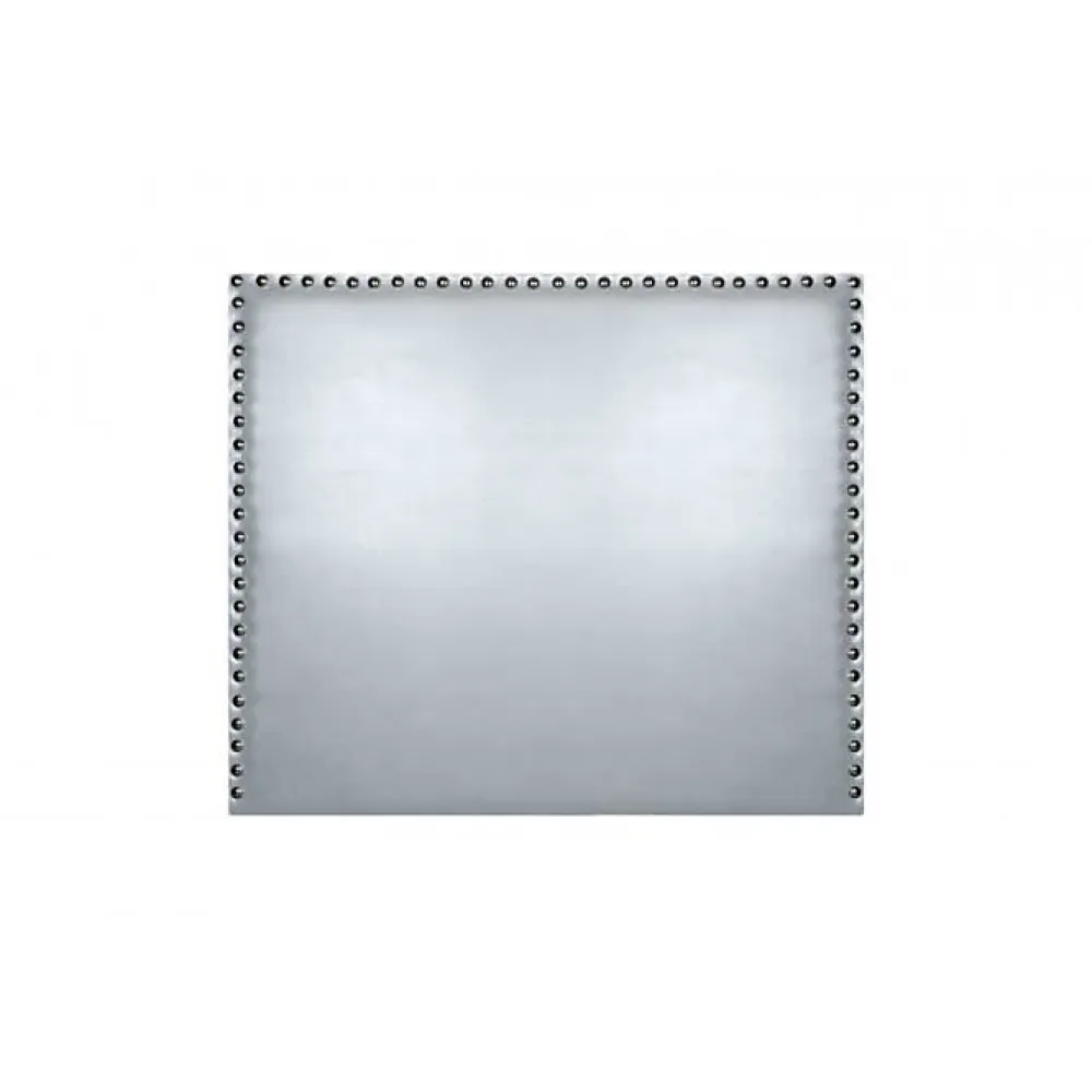 Eccox Tête de lit - - Lily - Similicuir argenté - 120 cm de hauteur - Design moderne* Tête De Lit