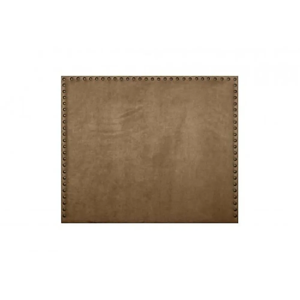 Eccox Tête de lit - - Lirio - Tissu marron - Antitache - 145 cm de largeur* Tête De Lit