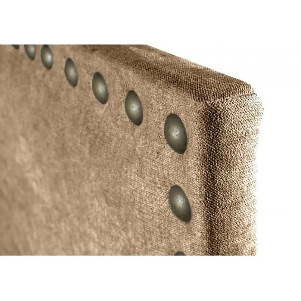 Tête de lit - - Lirio - Tissu marron - Antitache - 130 cm de largeur>Eccox Best