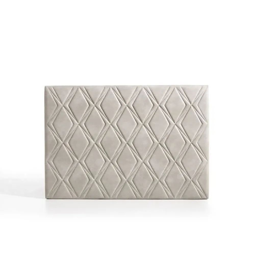 Tête de lit - - Rubi - Tissu Aquaclean - Gris - 110x110 cm>Eccox Hot