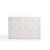 Tête de lit - - Zafiro - Similicuir blanc - 115x115x8 cm - Aquaclean antitache>Eccox Hot