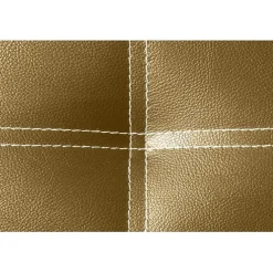 Eccox Tête de lit - Iris - Similicuir doré - 145 cm - Épaisseur 8 cm - Fabrication artisanale* Tête De Lit