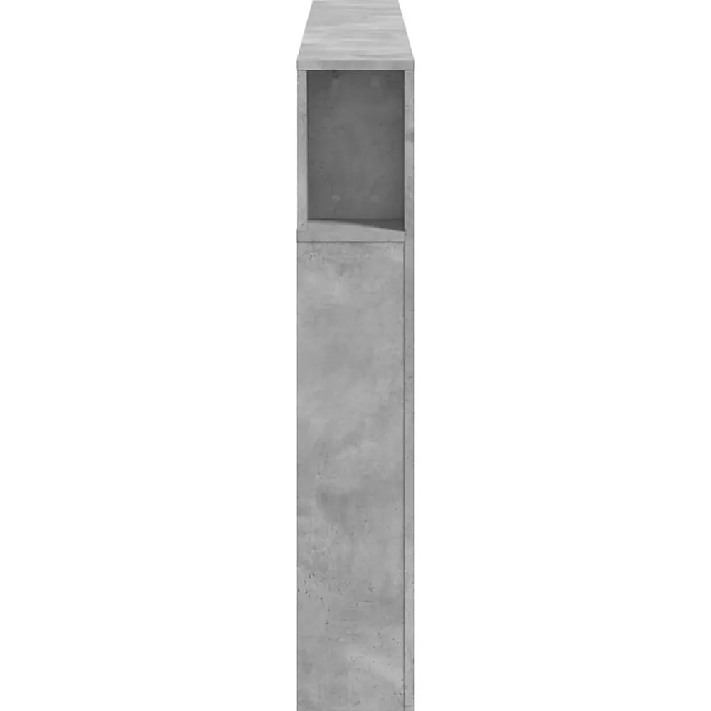 Tête de lit à LED gris béton 180x18,5x103,5cm bois d'ingénierie>Vidaxl Discount