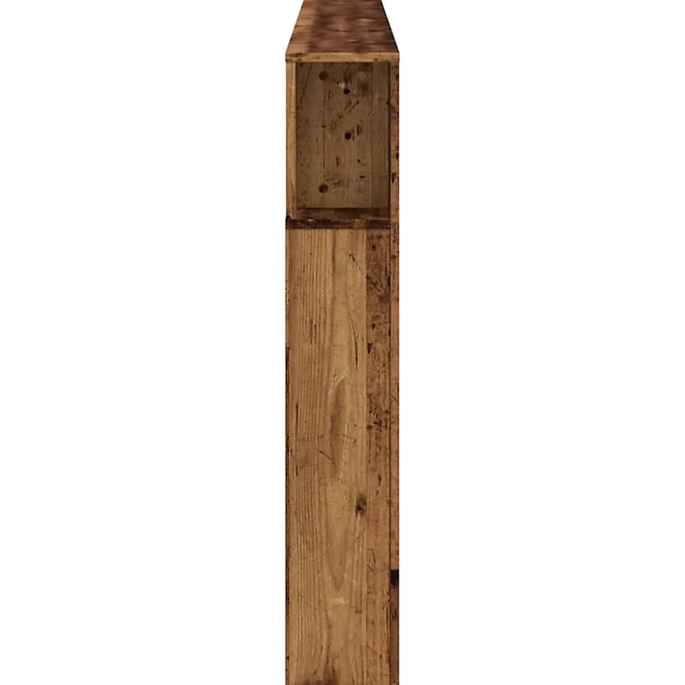 Tête de lit à LED vieux bois 220x18,5x103,5cm bois d'ingénierie>Vidaxl Clearance
