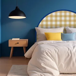 Tête de lit - Vichy - intissé 225g/m² - pré-encollé - Jaune - 110x180cm>99Deco Best