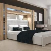 Tête de lit avec rangement Armoire - pont de lit PANAMA 14/M/S/5-1A chêne sonoma 256x184x35cm>Azura Home Design