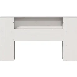 Vidaxl Tête de lit avec rangement blanc 160 cm bois massif de pin* Tête De Lit