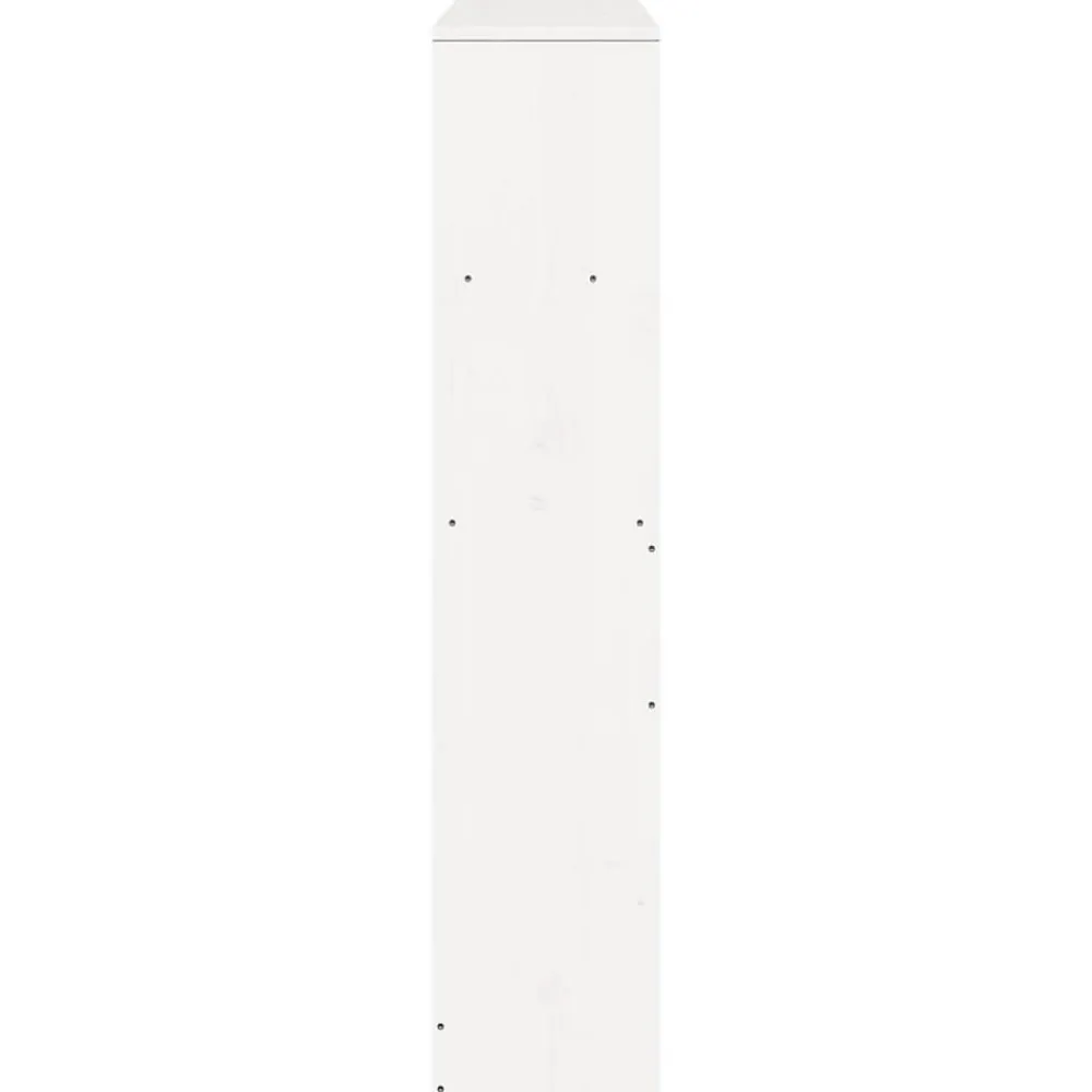 Tête de lit avec rangement blanc 140 cm bois massif de pin>Vidaxl New