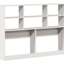 Tête de lit avec rangement blanc 140 cm bois massif de pin><noscript><img width=