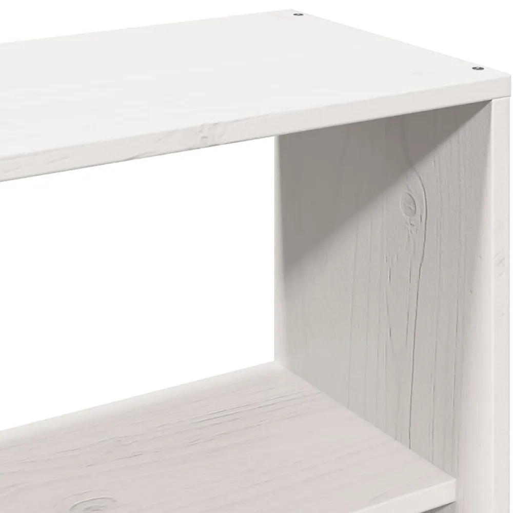 Tête de lit avec rangement blanc 140 cm bois massif de pin>Vidaxl New