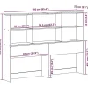 Vidaxl Tête de lit avec rangement cire marron 160cm bois massif de pin* Tête De Lit