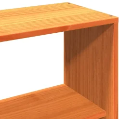 Vidaxl Tête de lit avec rangement cire marron 160cm bois massif de pin* Tête De Lit