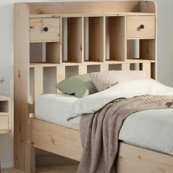 Tête de lit avec rangement 75 cm bois massif de pin>Vidaxl New