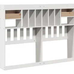 Vidaxl Tête de lit avec rangement blanc 160 cm bois massif de pin* Tête De Lit