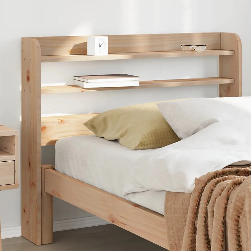 Tête de lit avec étagères 90 cm bois massif de pin>Vidaxl Hot