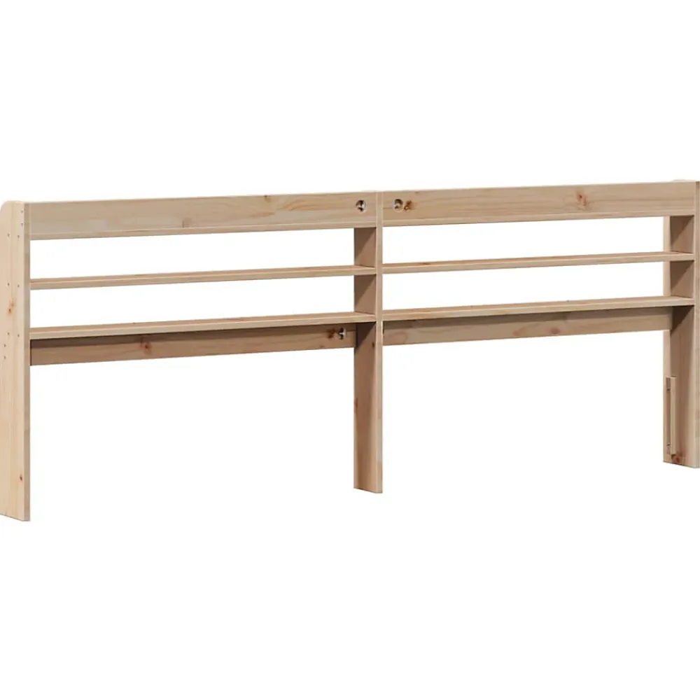Vidaxl Tête de lit avec étagères 180 cm bois massif de pin* Tête De Lit