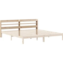 Vidaxl Tête de lit avec étagères 180 cm bois massif de pin* Tête De Lit