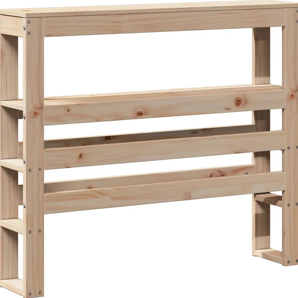 Vidaxl Tête de lit avec étagères 75 cm bois massif de pin* Tête De Lit