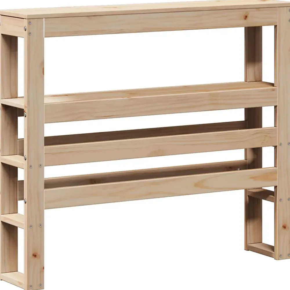 Vidaxl Tête de lit avec étagères 75 cm bois massif de pin* Tête De Lit