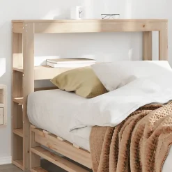 Vidaxl Tête de lit avec étagères 75 cm bois massif de pin* Tête De Lit