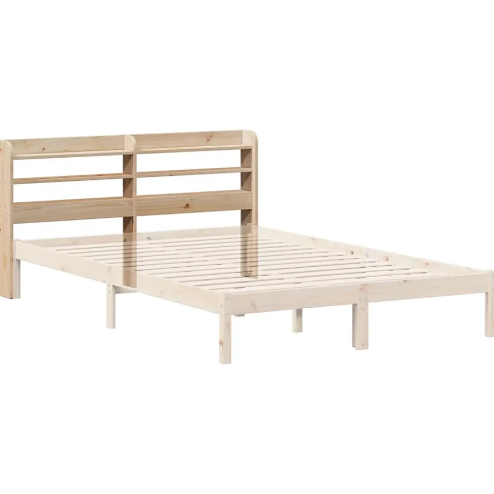 Vidaxl Tête de lit avec étagères 150 cm bois massif de pin* Tête De Lit