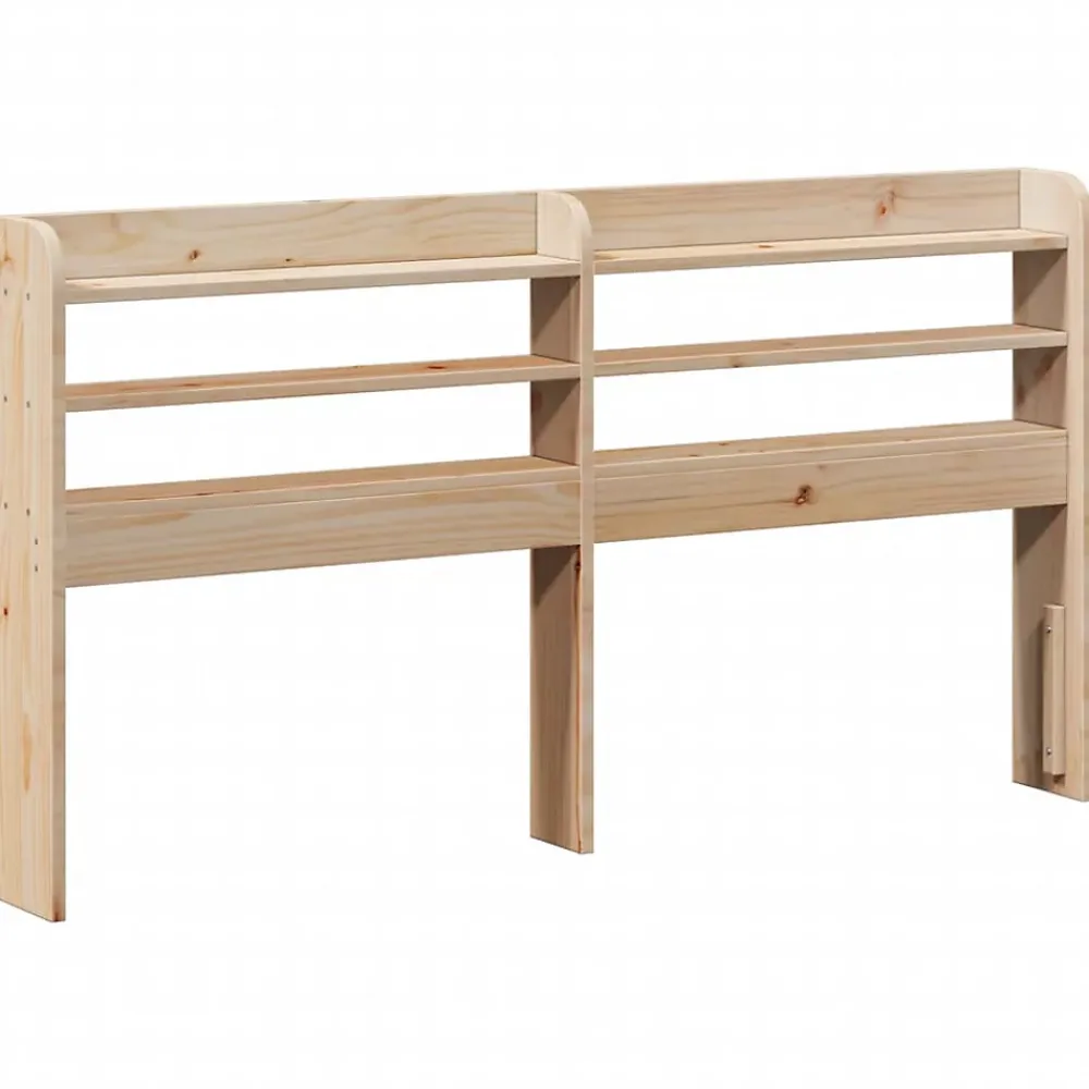 Vidaxl Tête de lit avec étagères 140 cm bois massif de pin* Tête De Lit
