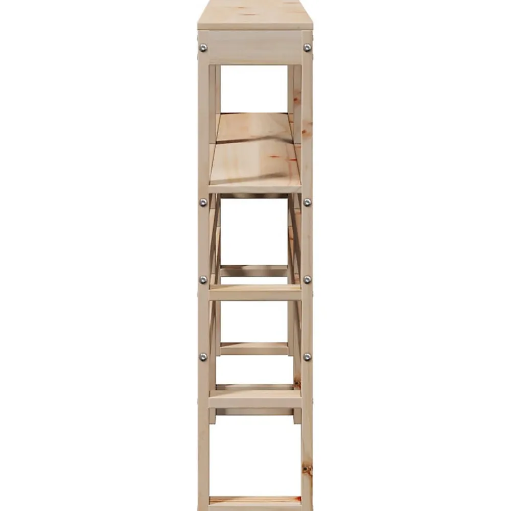 Tête de lit avec étagères 150 cm bois massif de pin>Vidaxl New