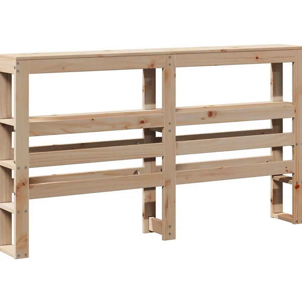 Tête de lit avec étagères 150 cm bois massif de pin>Vidaxl New