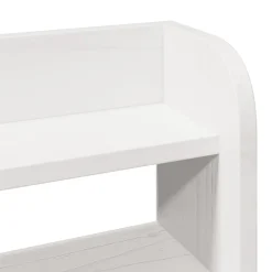 Vidaxl Tête de lit avec étagères blanc 100 cm bois massif de pin* Tête De Lit