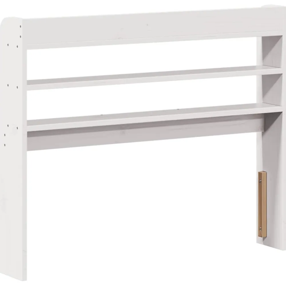 Vidaxl Tête de lit avec étagères blanc 75 cm bois massif de pin* Tête De Lit