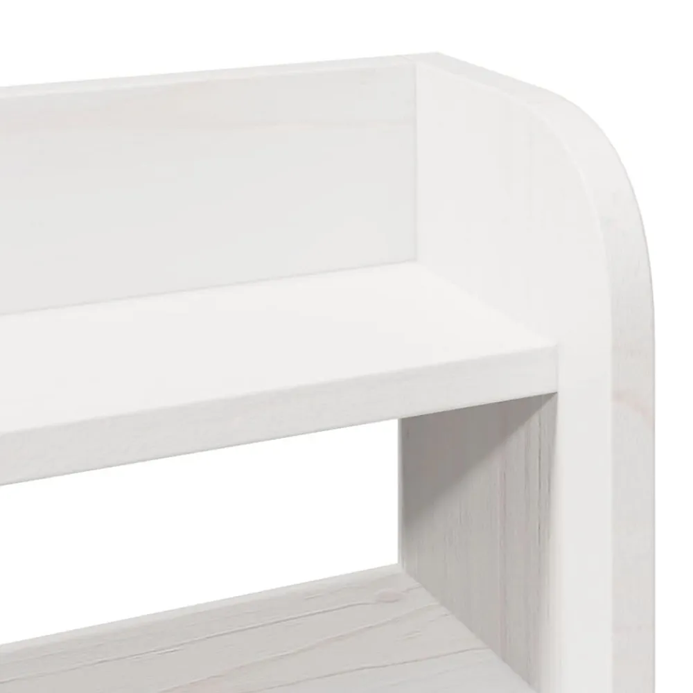 Vidaxl Tête de lit avec étagères blanc 75 cm bois massif de pin* Tête De Lit