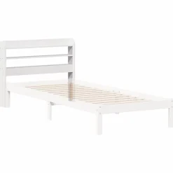 Vidaxl Tête de lit avec étagères blanc 75 cm bois massif de pin* Tête De Lit