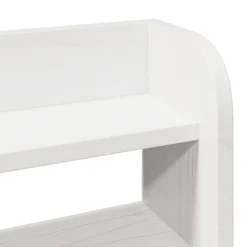 Vidaxl Tête de lit avec étagères blanc 140 cm bois massif de pin* Tête De Lit