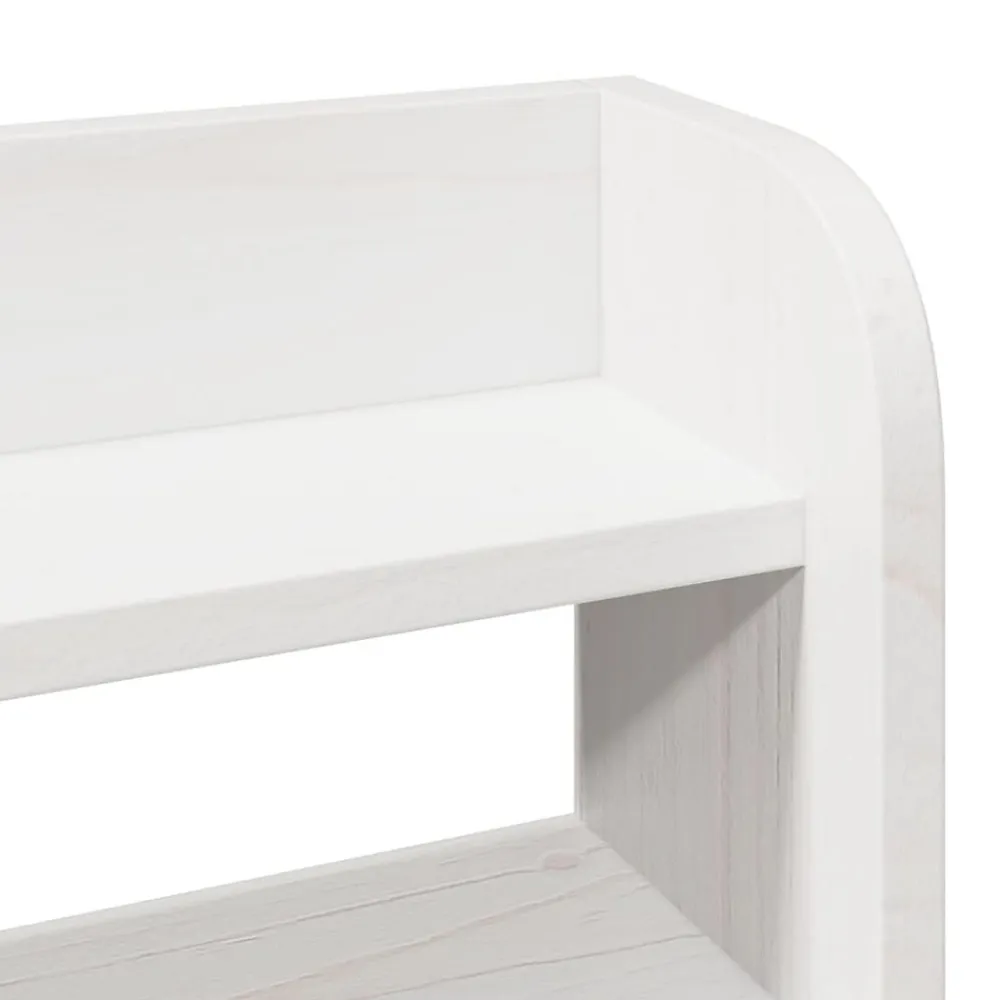 Vidaxl Tête de lit avec étagères blanc 140 cm bois massif de pin* Tête De Lit