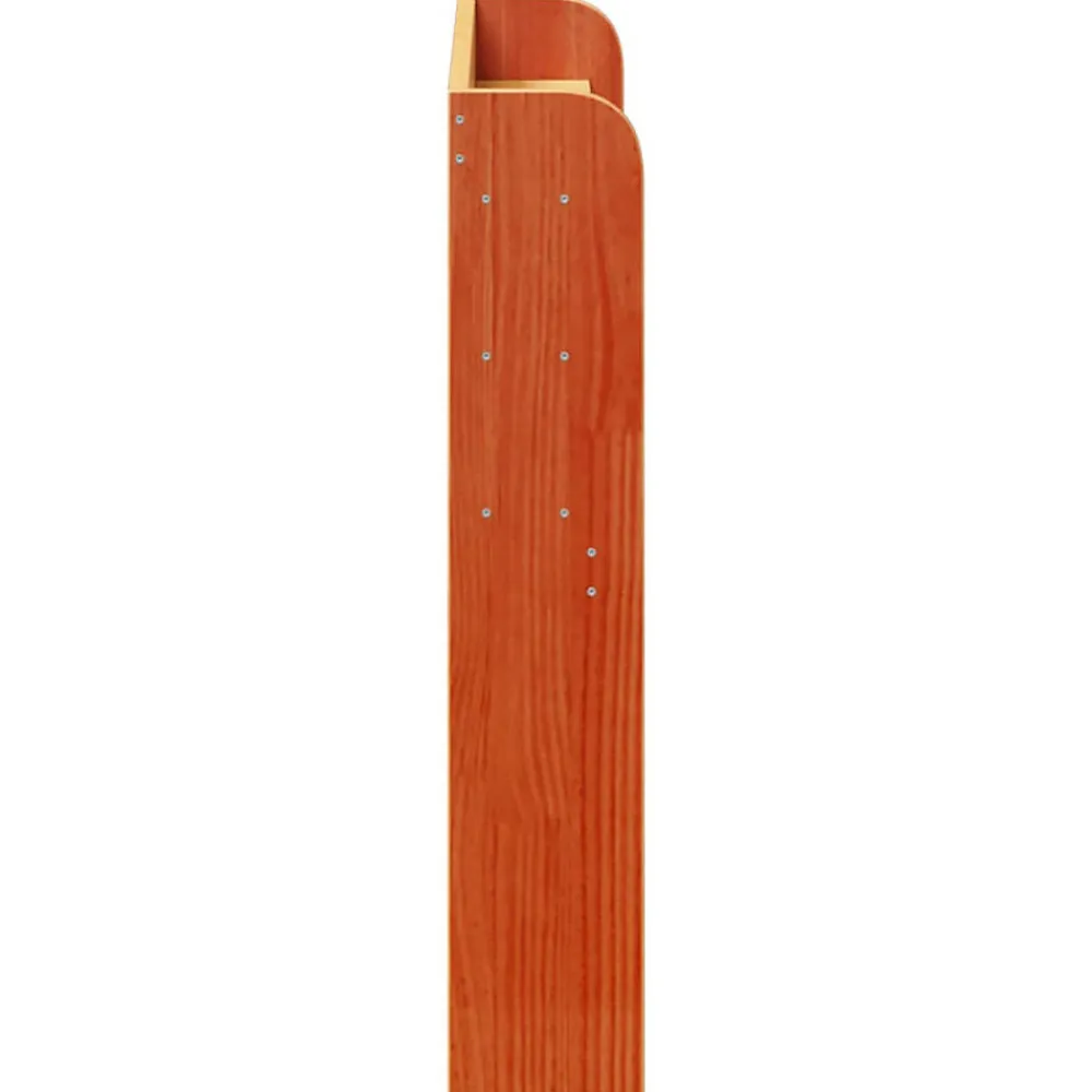 Tête de lit avec étagères marron cire 75 cm bois massif de pin>Vidaxl Discount