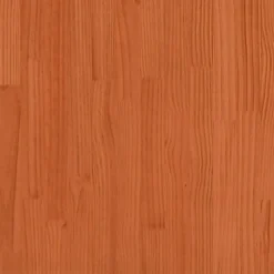 Tête de lit avec étagères marron cire 75 cm bois massif de pin><noscript><img width=