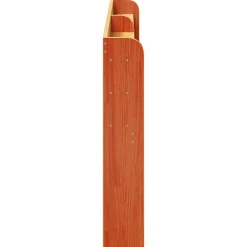 Tête de lit avec étagères marron cire 200 cm bois massif de pin><noscript><img width=